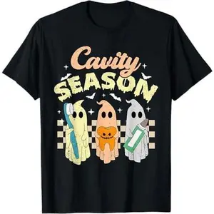 Halloween Dentist Cavity Season Dental Costume T-Shirt