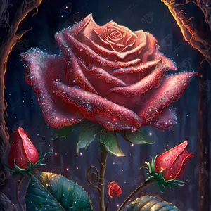 Diamond Art ClubMystic Rose Diamond Painting Kit