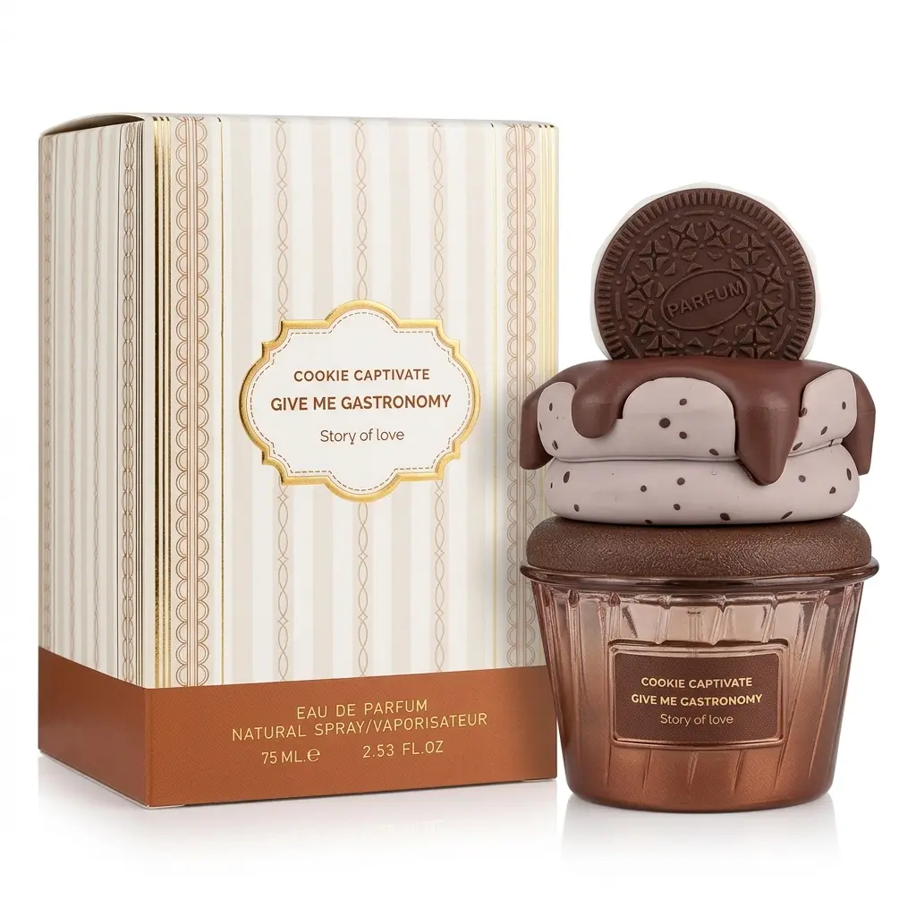 Story of Love Cookie Captivate Eau De Parfum for Women 75ml, Sweet Gourmand Perfume with Vanilla & Cookie Notes, Long Lasting Fragrance Spray, Dessert Inspired Bottle, Gift for Women