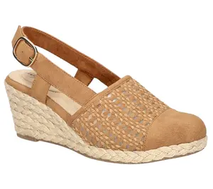 Easy Street Espadrille Wedges - Taffy