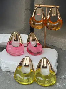 Ice Princess Oversized Stud Earrings