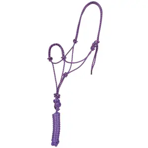 Mustang Economy Regular Horse Mountain Rope Halter and Lead