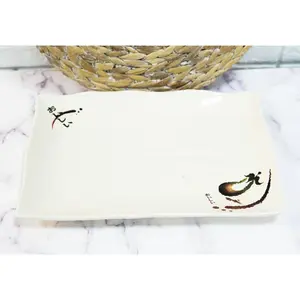Pack Of 6 Eggplant With Zen Swirl Wavy Design Large Dinner Entree Buffet Plates