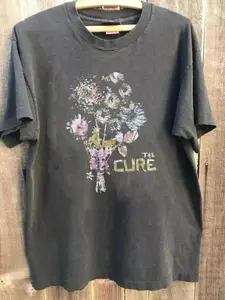 The Cure Band Shirt, The Cure Band Charcoal Unisex T-shirt Reprint