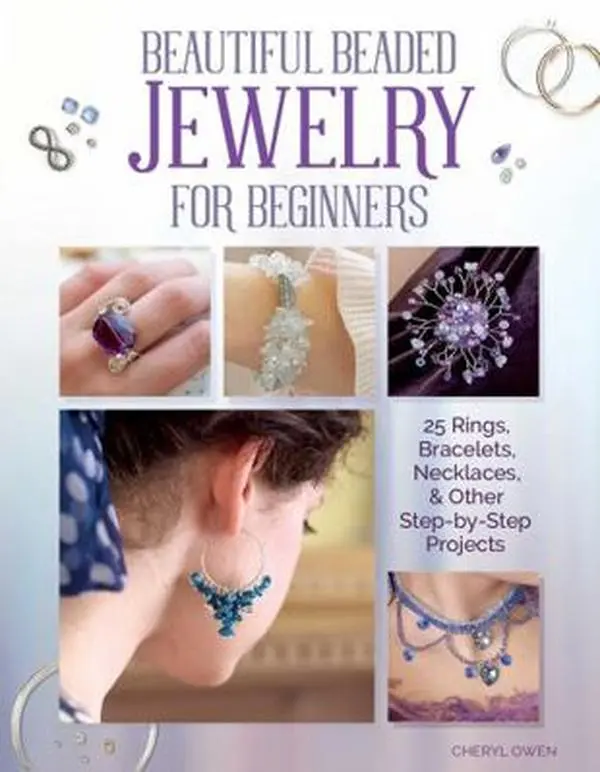 USED Book - Beautiful Beaded Jewelry for Beginners: 25 Rings, Bracelets, Necklaces, and Other Step-By-Step Projects by Owen, Cheryl (Paperback) - english