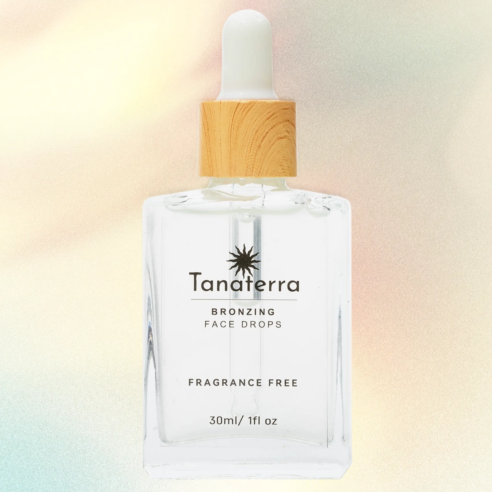 Tanaterra Bronzing Face Drops – Organic Self Tanning Drops with Hyaluronic Acid for a Hydrating Golden Glow