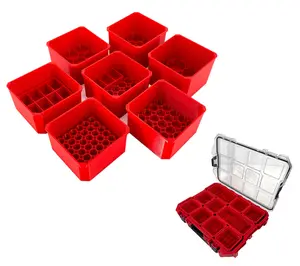 Milwaukee Jobsite Organizer Compatible AA AAA C D 9V Square Battery Insert Bin