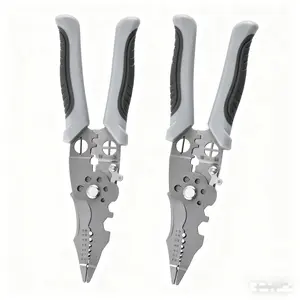 9 in 1 Multi-Function Wire Stripper, AWG 6-16 Adjustable Cutter Crimper with Comfort Grip & Refined Craftsmanship