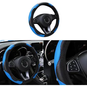 Boho Steering Wheel Cover Elastic Microfiber for Women Universal Fit 15 inch SUV Hippie Style Protector Cover Anti-Slip Breathable Absorbing 01