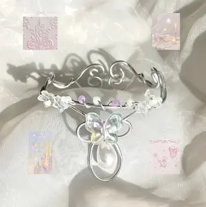 Pearl Mouse Wonderland Arm Cuff Fairy Floral Jewelry Aesthetic Fairycore Arm Jewelry