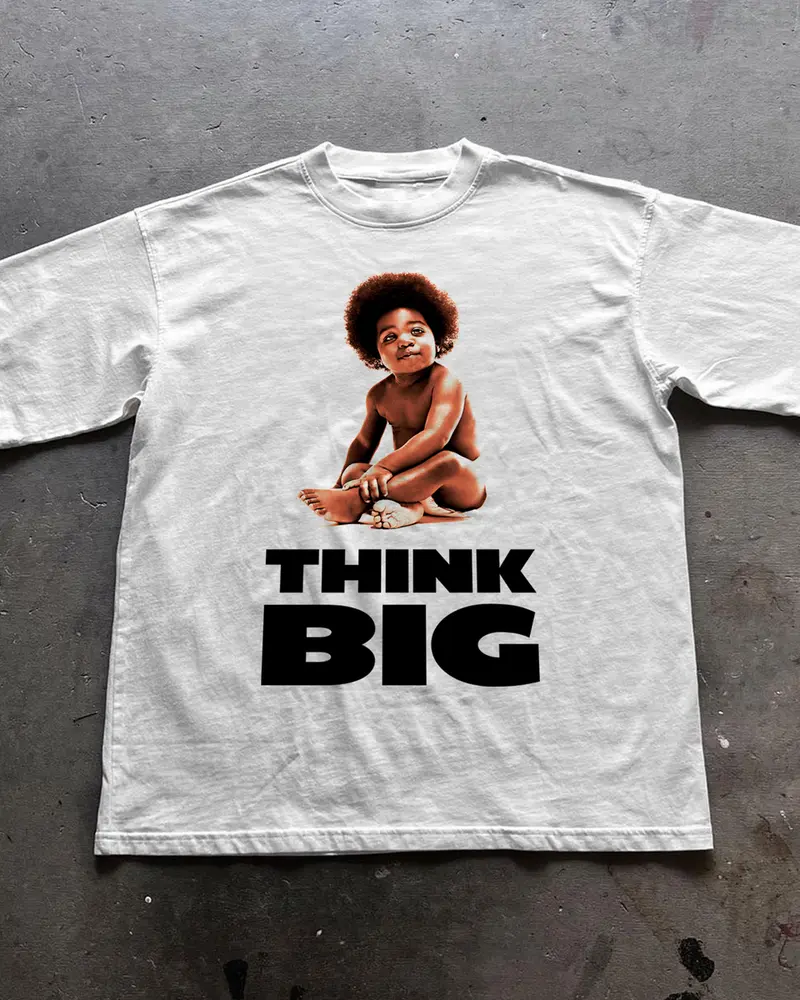 THINK BIG HEAVYWEIGHT WHITE T-SHIRT