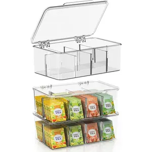 - Pantry Organizers and Storage and Cabinet Organizer - 3 Pack Stackable  Bag Organizer or Holder With Lids For Fridge, Refrigerator, Kitchen, Cupboard, Snack &  Organization