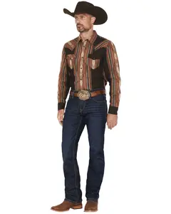 Cinch Men's Ian Dark Wash Slim Bootcut Rigid Denim Jeans - Mb32336001