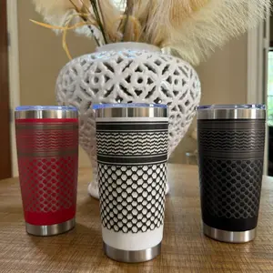20oz Stainless Steel Tumbler keffiyeh