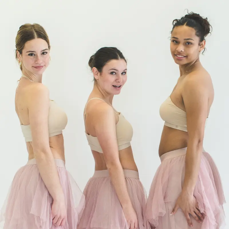 Bleuet Bandeau Strapless Teen and Tween Bra, Ideal for Everyday Wear, Soft Modal Fabric, Fit from AA-C Cup