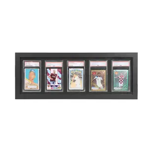 Graded Card Display Frame–Compatible with PSA, CGC, and TAG Slabs–Wall-Mount Trading Card Display Case for Sports Cards, Pokémon, and MTG