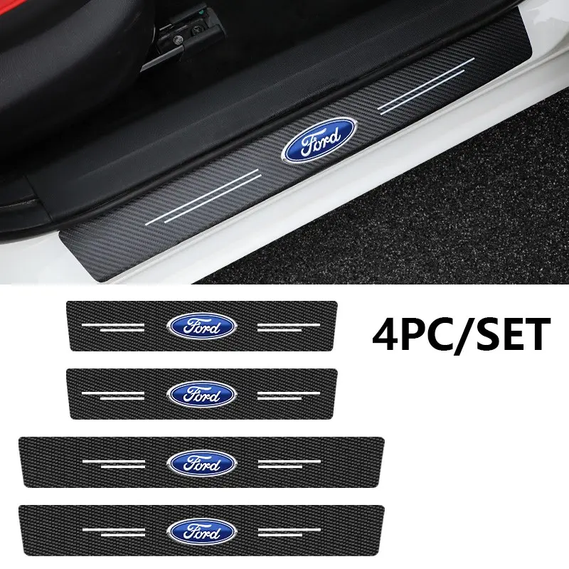 Ford Welcome Mat Protector Strip, Prevents Car Paint Scratches & Wear, Soft Fit Body Curve, Waterproof Durable Easy Clean, Adhesive Strong Not Peel, Automotive Car Accessories