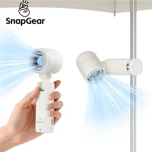 SnapGear Chill2 Clip On Fan, 5 Speed Portable Outdoor Fan, 12m/s Strong Wind, Quiet Clip Fan for Camping Hiking Riding