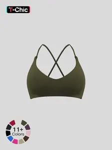 Cloud Sensing Yoga Bra, Quick-Dry Cross Back, High-Intensity Fitness Wear, Casual Running Sports Underwear, All Seasons Sporty Style
