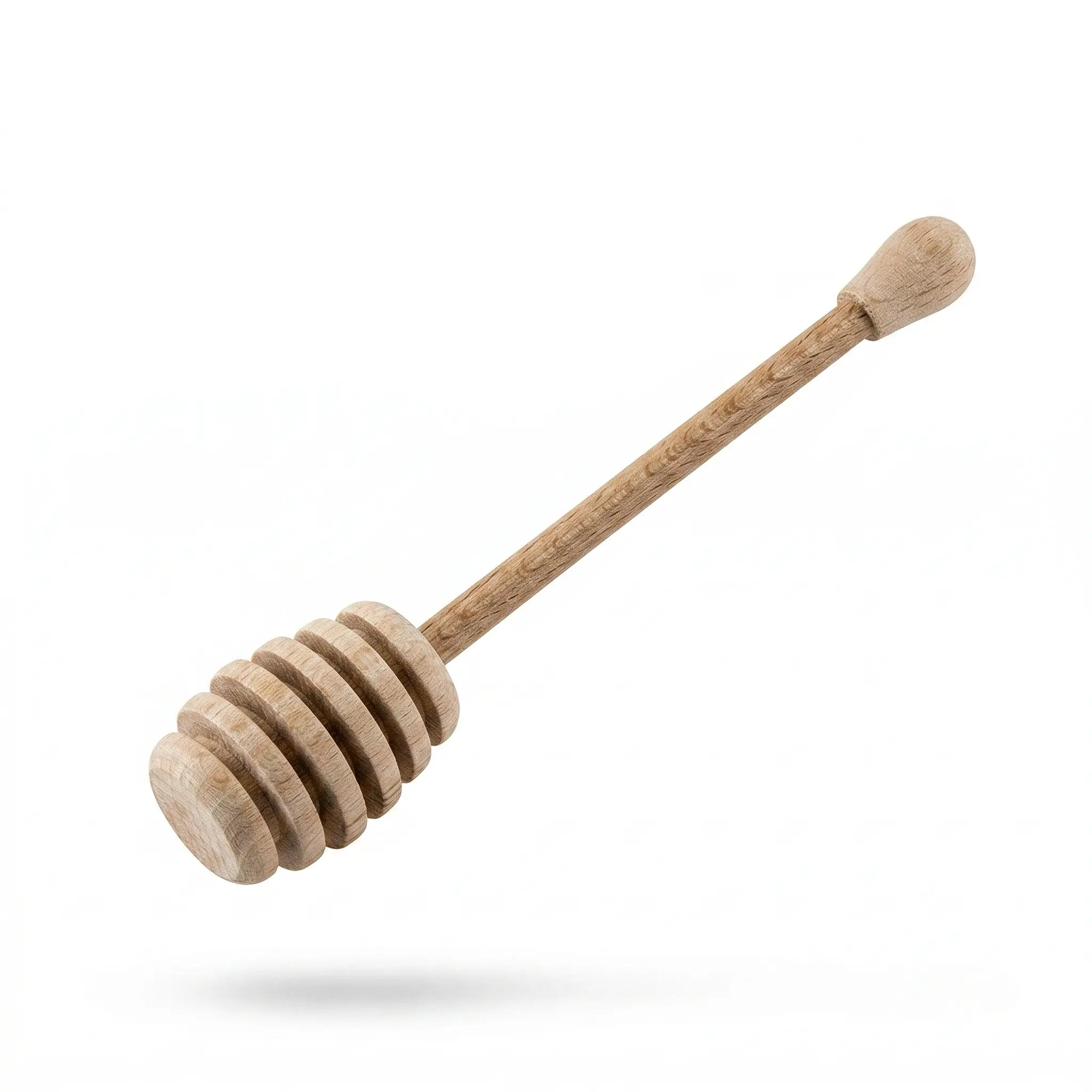Wooden Honey Dipper Stick 6 Inch | Honey Wand Drizzler for Honey Jar | Natural Wood Honey Spoon Stirrer for Tea Toast Yogurt | Kitchen Honey Stick Tool