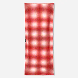 Nomadix Original Towel | Quick-Dry Beach Towel | Sand-Resistant | Red Gingham Design
