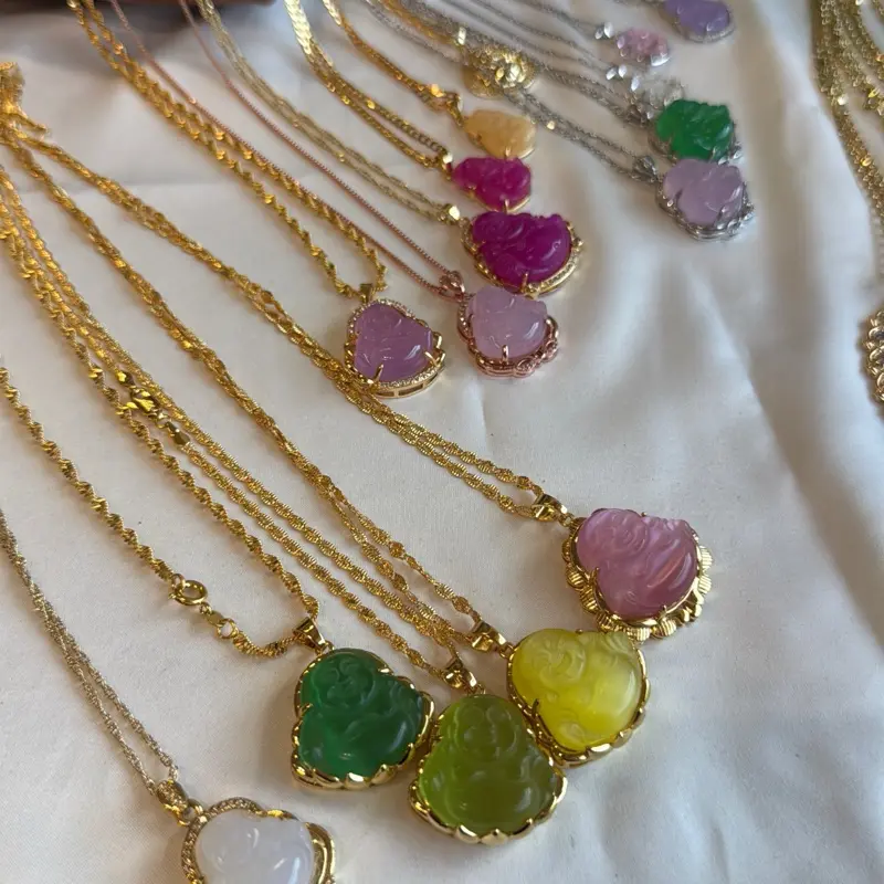 Buddha Necklace - You Pick Color