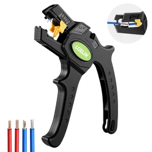 LOZLIN Precision Automatic Wire Stripper Tool with Self-Adjusting Jaws Ergonomic Design for Electricians & DIY Projects Strips 0.2-6mm 30-10 AWG