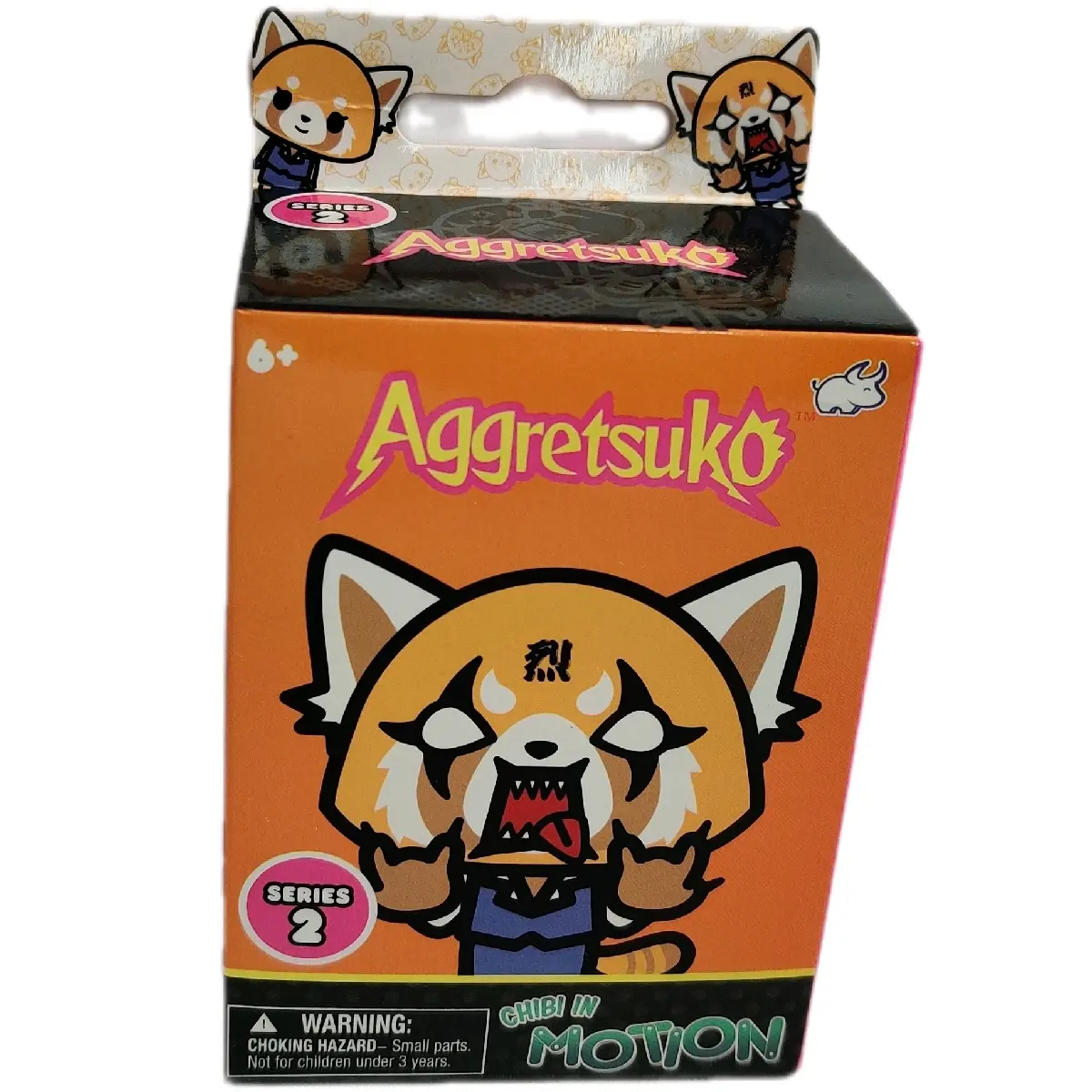 Set of 4 Aggretsuko Chibi In Motion Series 2 Clip-On Danglers Blind Box - Perfect for Fans of Manga and Anime