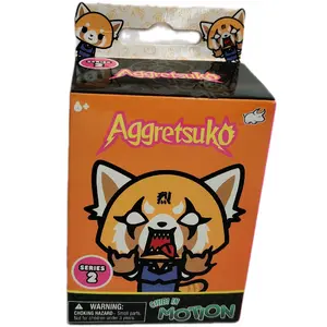 Set of 4 Aggretsuko Chibi In Motion Series 2 Clip-On Danglers Blind Box - Perfect for Fans of Manga and Anime