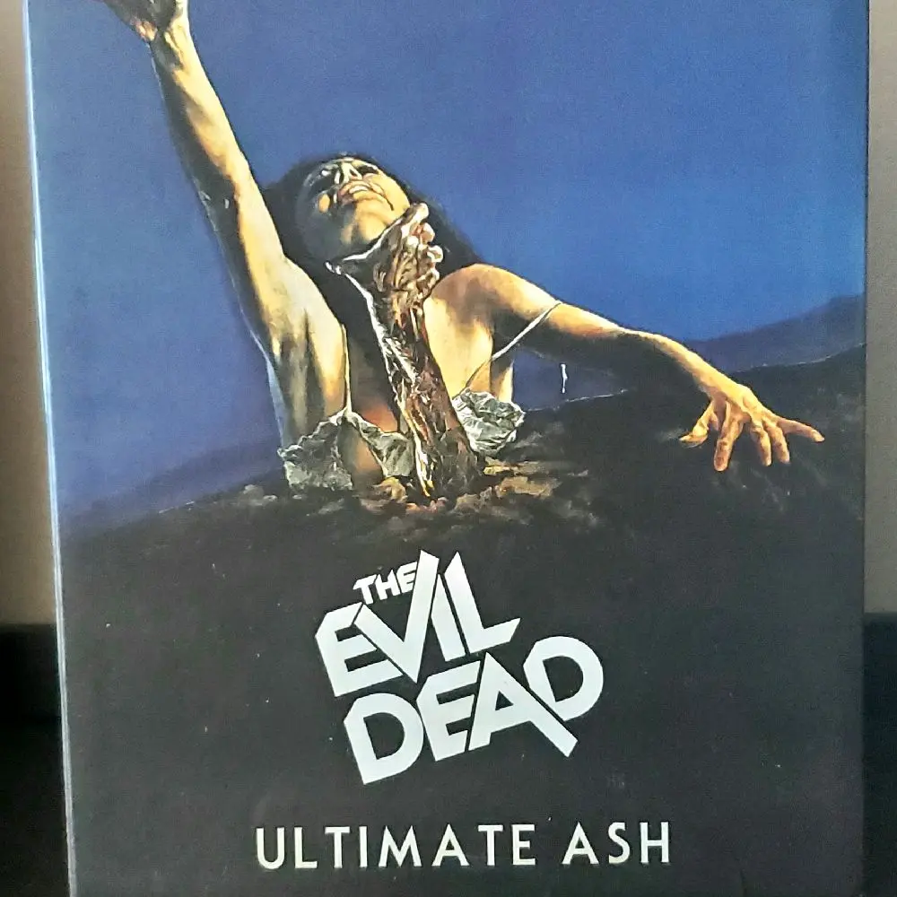 The Evil Dead Ultimate Ash Action Figure, Horror Collectible Toy for Movie Memorabilia Enthusiasts