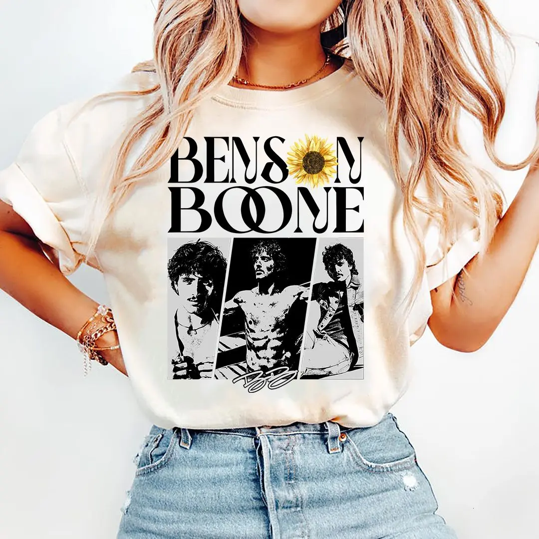 Benson Boone Comfort Colors Shirt, Retro Concert Fan Shirt, Vintage Music Graphic Tee, Trendy Tour Inspired Comfort T-Shirt.