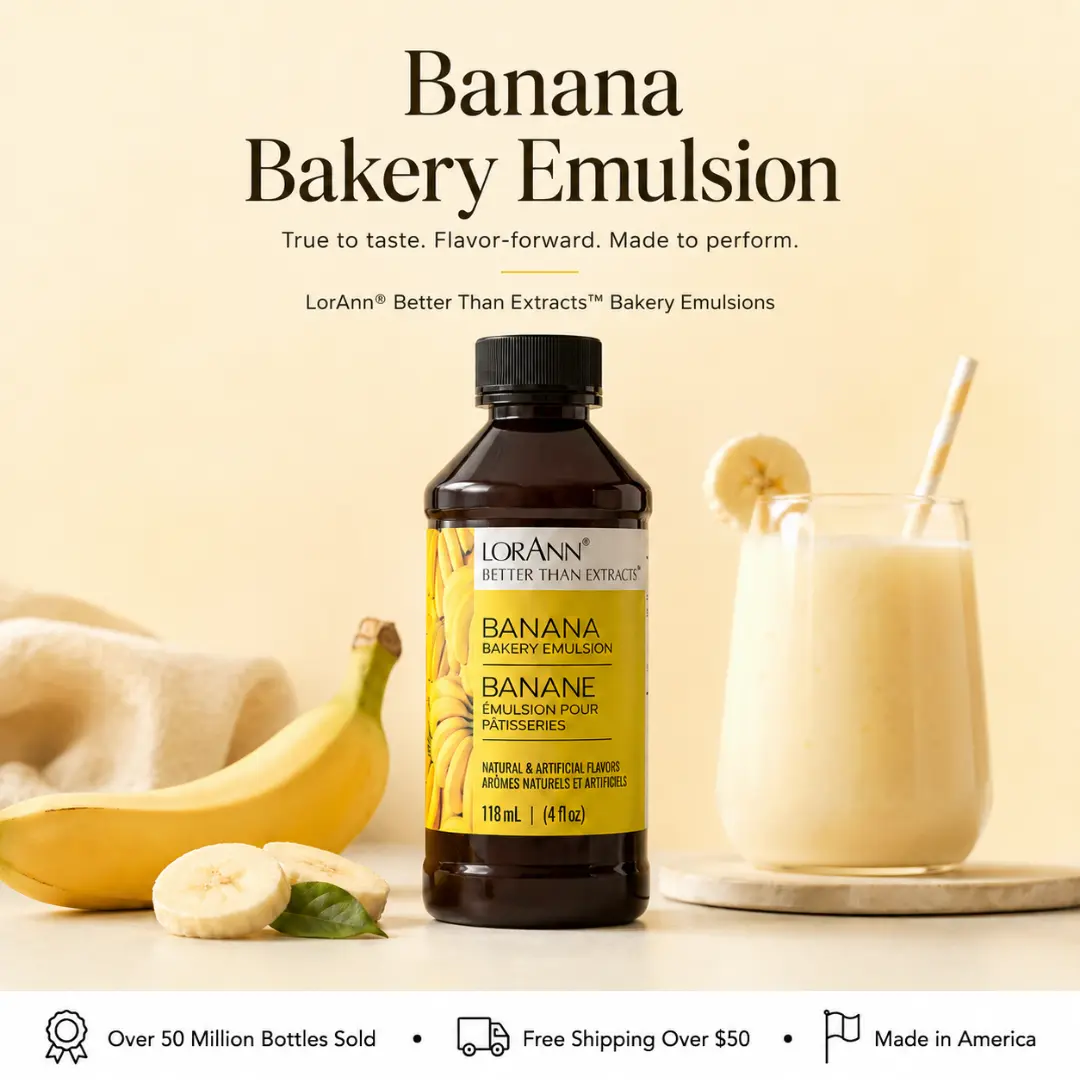 LorAnn Better Than Extracts Banana Bakery Emulsion