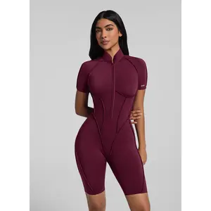 Sleek Shorts Catsuit | Catline Collection | Womenswear