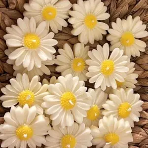 Daisy Floating Candle – Handmade Soy Wax Scented Candle, Floral Floating Candle for Event Décor, Wedding Centerpieces & Party FavorsDaisy Candle (Pack of 10 Daisy Candle)