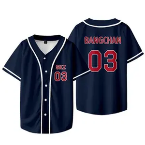 Full Print SKZ #03 Baseball Jersey Jersey, Print Baseball Jersey, Sport Jersey for Men and Women, Baseball Jersey Style