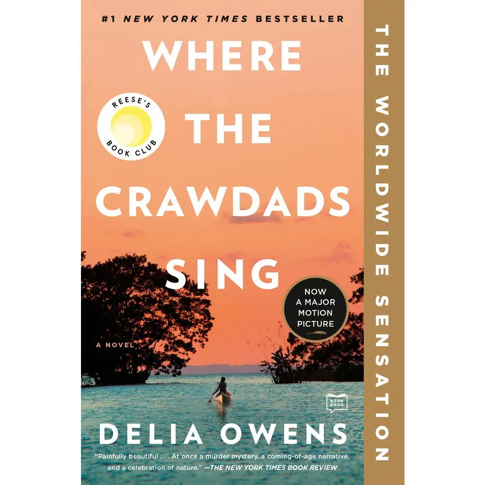 Used Literature Book - Novel: Where the Crawdads Sing (Reese's Book Club, Delia Owens, 2021 Edition, Softcover, English)