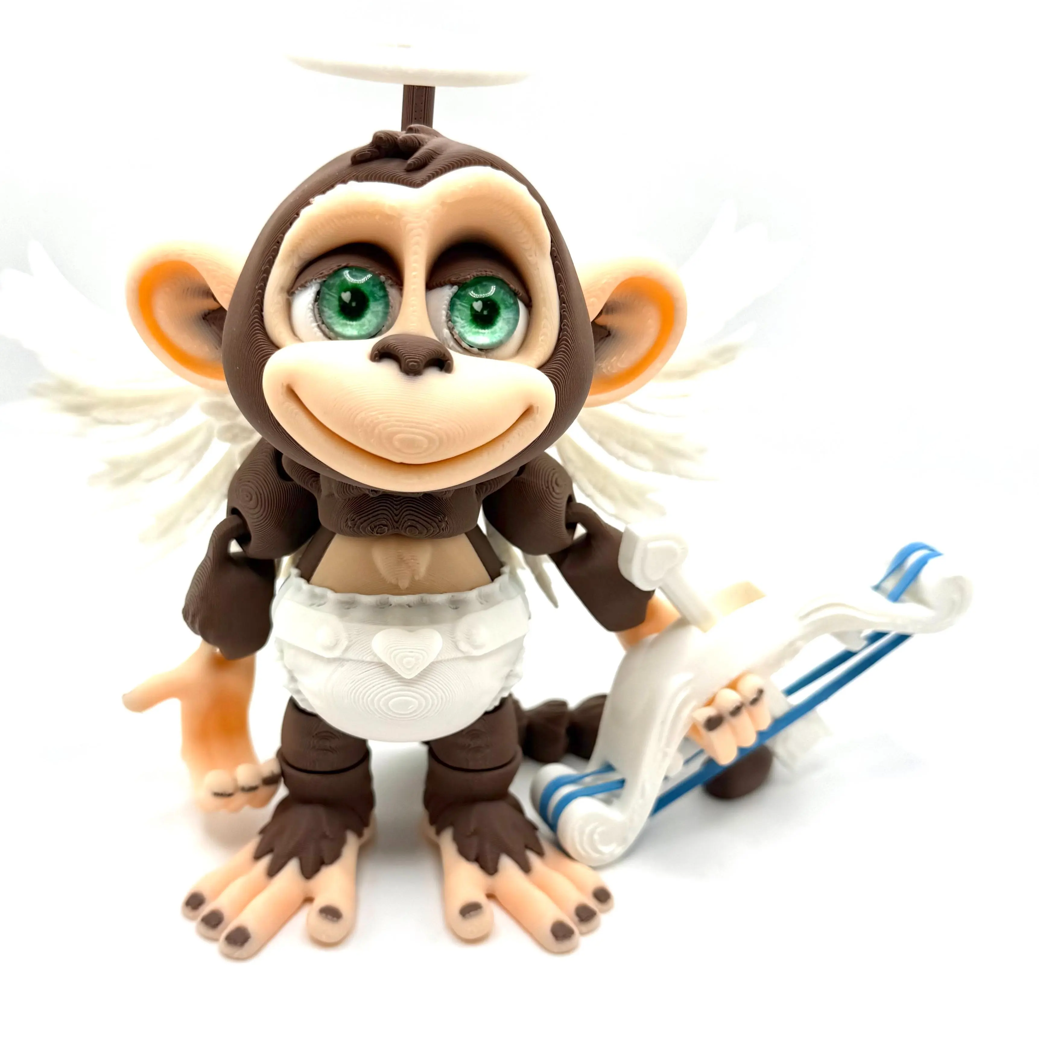 Amore - Cupid Monkey (6in, bow & arrow + halo)