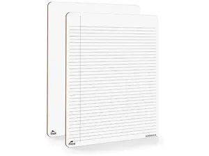 Notebook College Ruled Lined Dry Erase Board 9"x12"