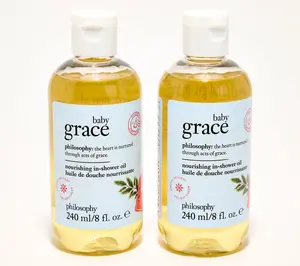 philosophy grace & love in shower oil 8oz duo