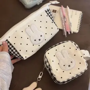 Miffy Series Fashion Bag Creativity Camera Storage Bag Cartoon Change Purse Portable Card Wallet Birthday Pencil Case Gifts