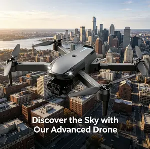 M8 Pro 2026 Foldable Aerial Drone with 4K UHD EIS Anti-Shake Camera, GPS Precise Positioning System, 5G WiFi FPV Real-time Transmission,   Intelligent Obstacle Avoidance, Auto Return, 360° Stunt Roll, 2 Batteries for Adults Beginners Aerial Photography