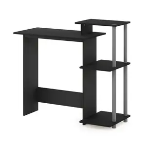 When you want style and function in one piece, the EFFICIENT Desk in Black stands out with a 28.6-inch desk, three open side shelves, and a practical build for a dorm, bedroom, or home office.