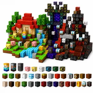 150/200/300pcs Magnetic Creative Building Blocks Set, Hell Forest Magnet Blocks, Stem Montessori Sensory Toy for Kids 4-10 Years, Christmas Birthday Gift