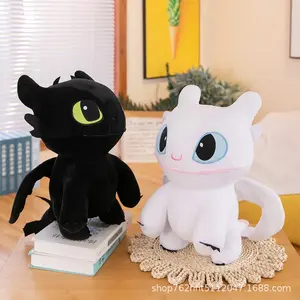 Cute Dragon Plush Toy Toothless Night Fury Light Fury Doll