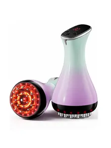 Body Massager with Heat, Red Light, and EMS Pulses: Cordless Deep Tissue Massage Device for the Back, Legs, Arms, Waist, and Daily Relaxation