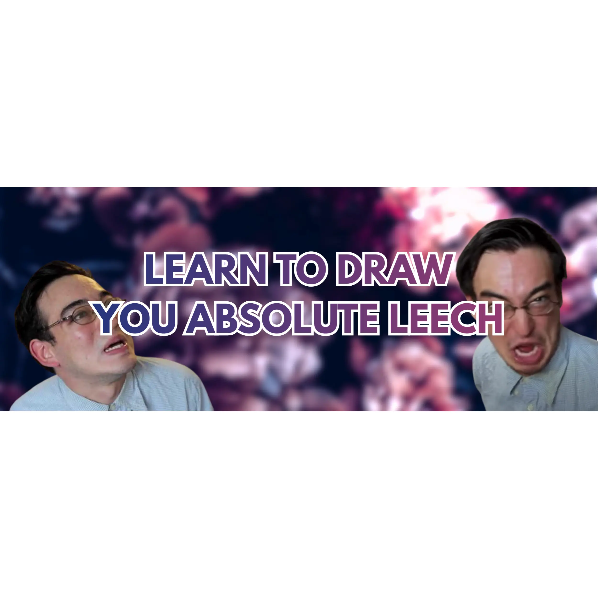 "Learn to Draw" Vinyl Bumper Sticker, 3" x 8" Weather-Rated Sticker