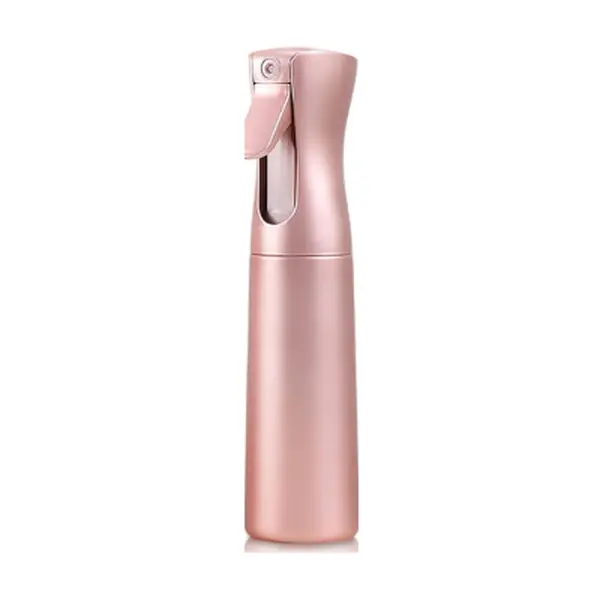 10 Oz Rose Gold Multipurpose Refillable Fine Mist Spray Bottle - Home Supplies, Bathroom Refill Bottle, TSA Compliance, Fur & Skin Care, Hair Styling, Plant Misting, Cleaning Organiser Canister Soap