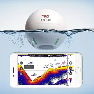 JOYLOG Smart Sonar Fish Finder Rechargeable Sensor 1574.8inch Water Depth Echo Sounder Fishing Sounder Detect Finder Fishing For Lake Sea Fishing Fishing Tools
