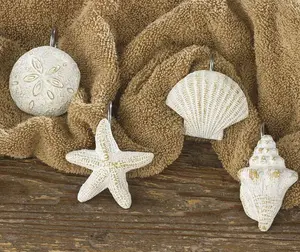 Sea Shells Shower Curtain Hooks