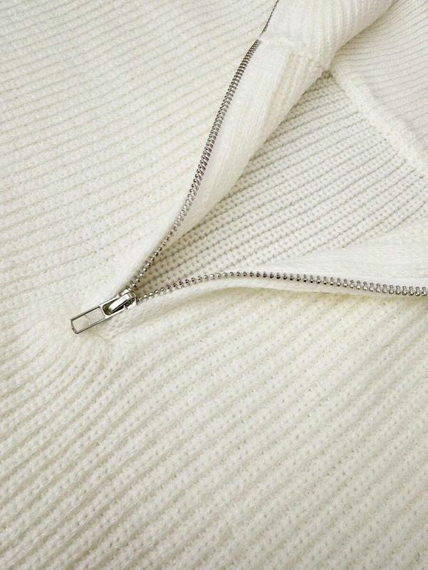Fall/Winter Women's Casual Cute 2 Pieces Sets Streetwear Y2K Clothes Solid Color Half-Zip Ribbed Knitted Sweater Loungewear Top Pullover Long Sleeves Knitted Pants Cozy Homecoming All White Fall Winter Outfits Clothes For Women Loune Matching Set Country